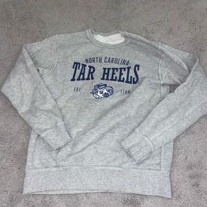 north carolina tar heels reversible crewneck